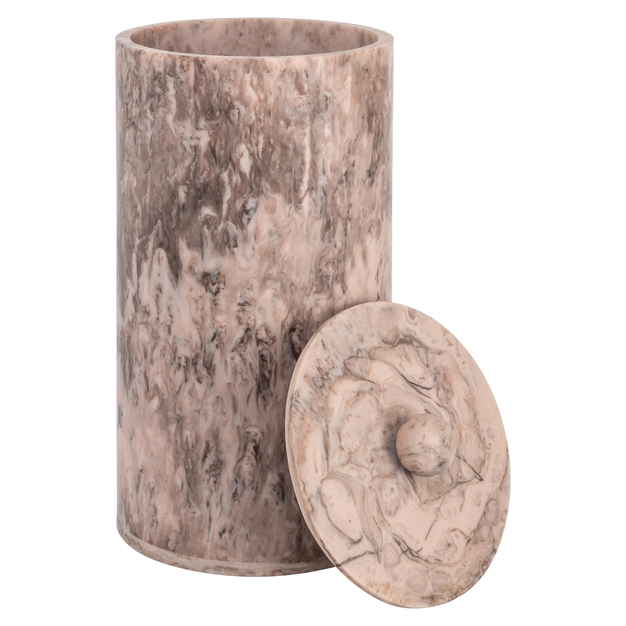 Opbergdoos Rosaline chocolat brown storage jar large - Richmond Interiors