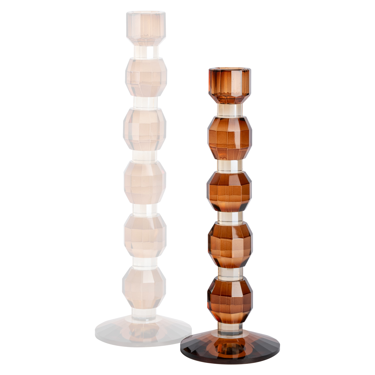Lowan Brown Candle Holder small - Richmond Interiors