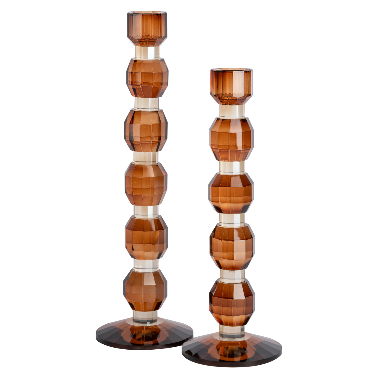 Lowan Brown Candle Holder small - Richmond Interiors