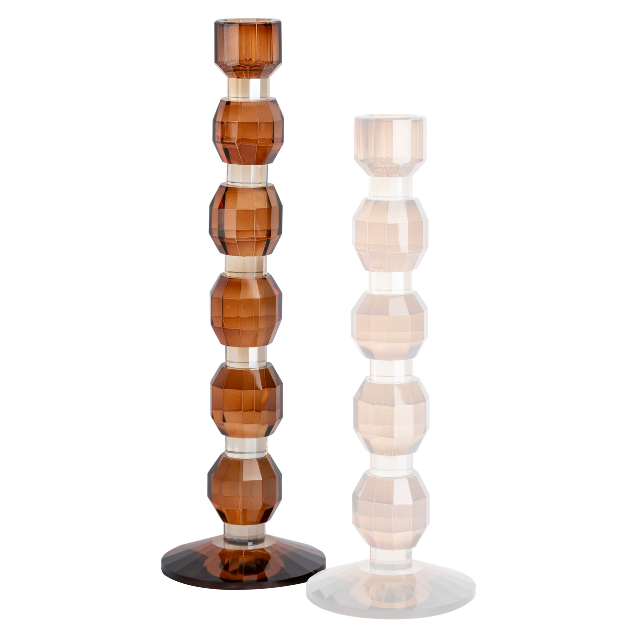 Lowan Brown Candle Holder large - Richmond Interiors