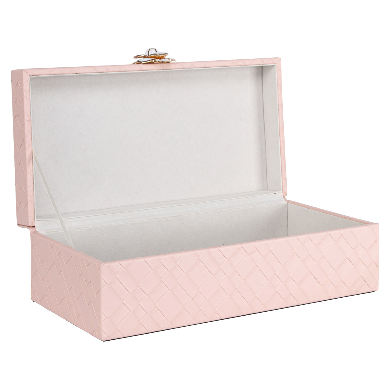 Aufbewahrungsbox Lotte pink large (Pu Leder|Mdf) - Richmond Interiors