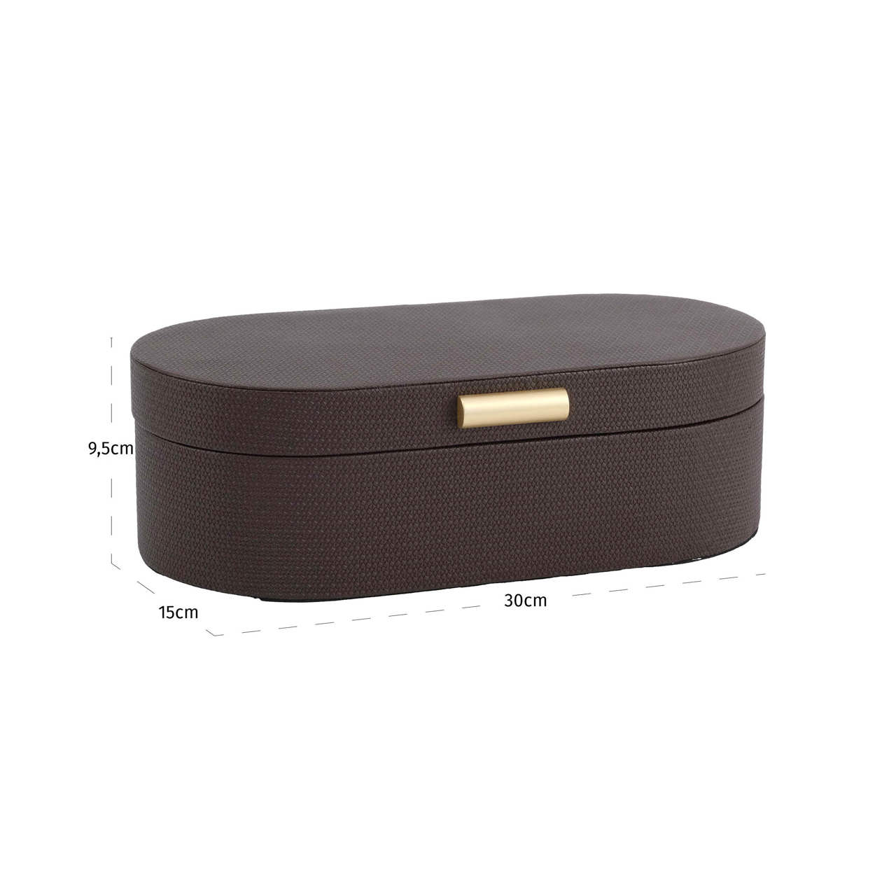 Storage box Nova brown large - Richmond Interiors