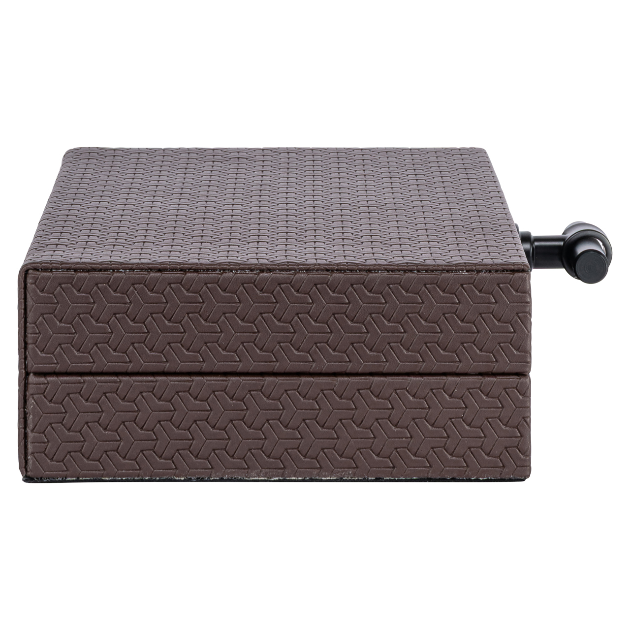 Aufbewahrungsbox Billie dark brown small (Pu Leder|Mdf|zinklegering) - Richmond Interiors