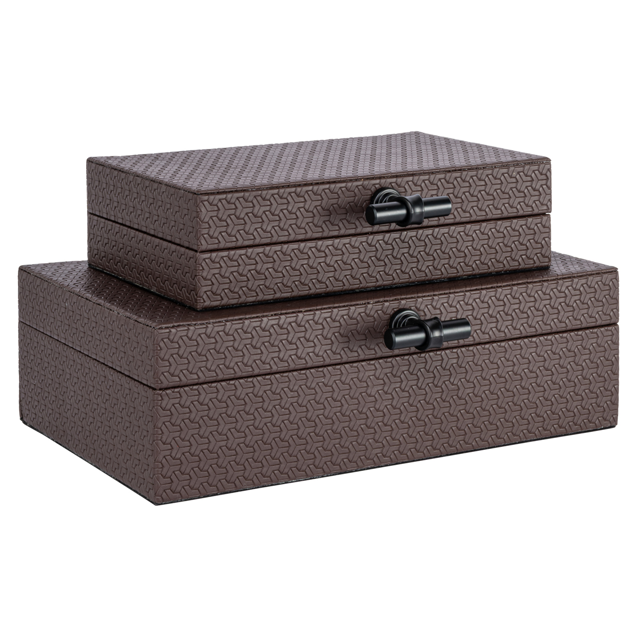 Caja de almacenaje Billie marrón oscuro pequeña - Richmond Interiors