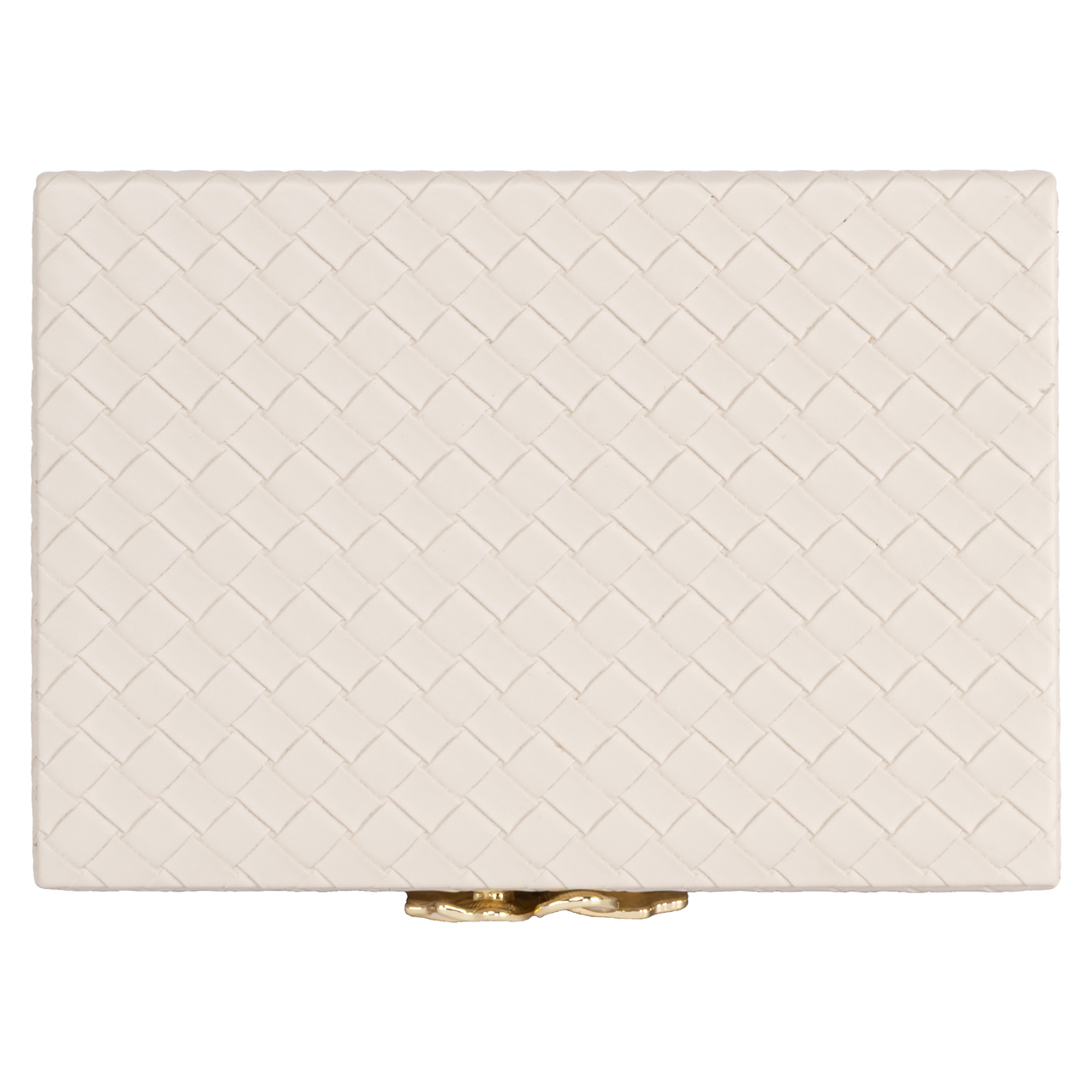 Aufbewahrungsbox Lillie ivory small (Pu Leder|Mdf) - Richmond Interiors