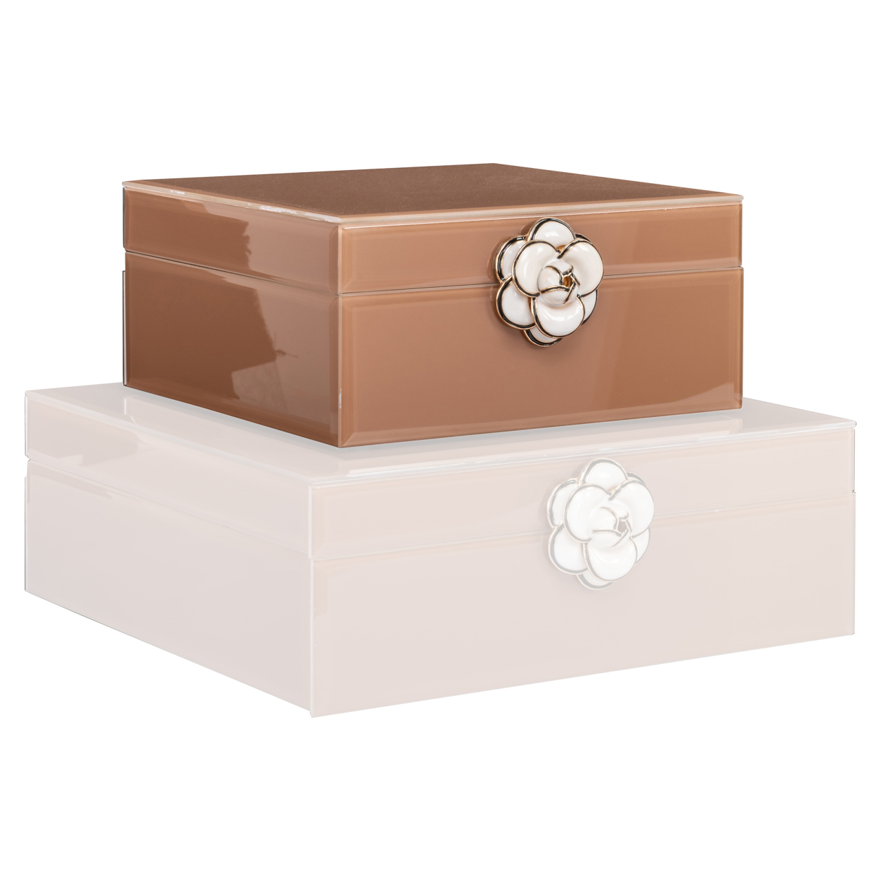 Caja de almacenaje Floral marrón small - Richmond Interiors