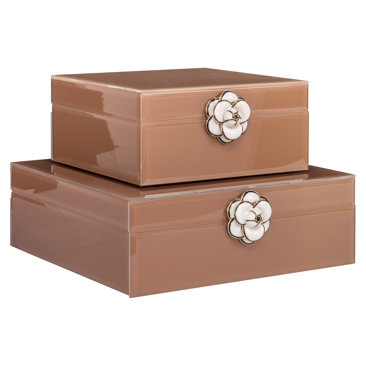 Aufbewahrungsbox Floral brown large - Richmond Interiors