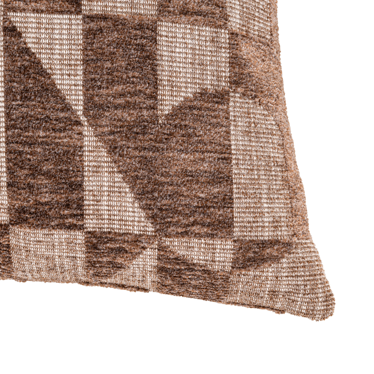 Cojín Aria marrón geométrico - Richmond Interiors