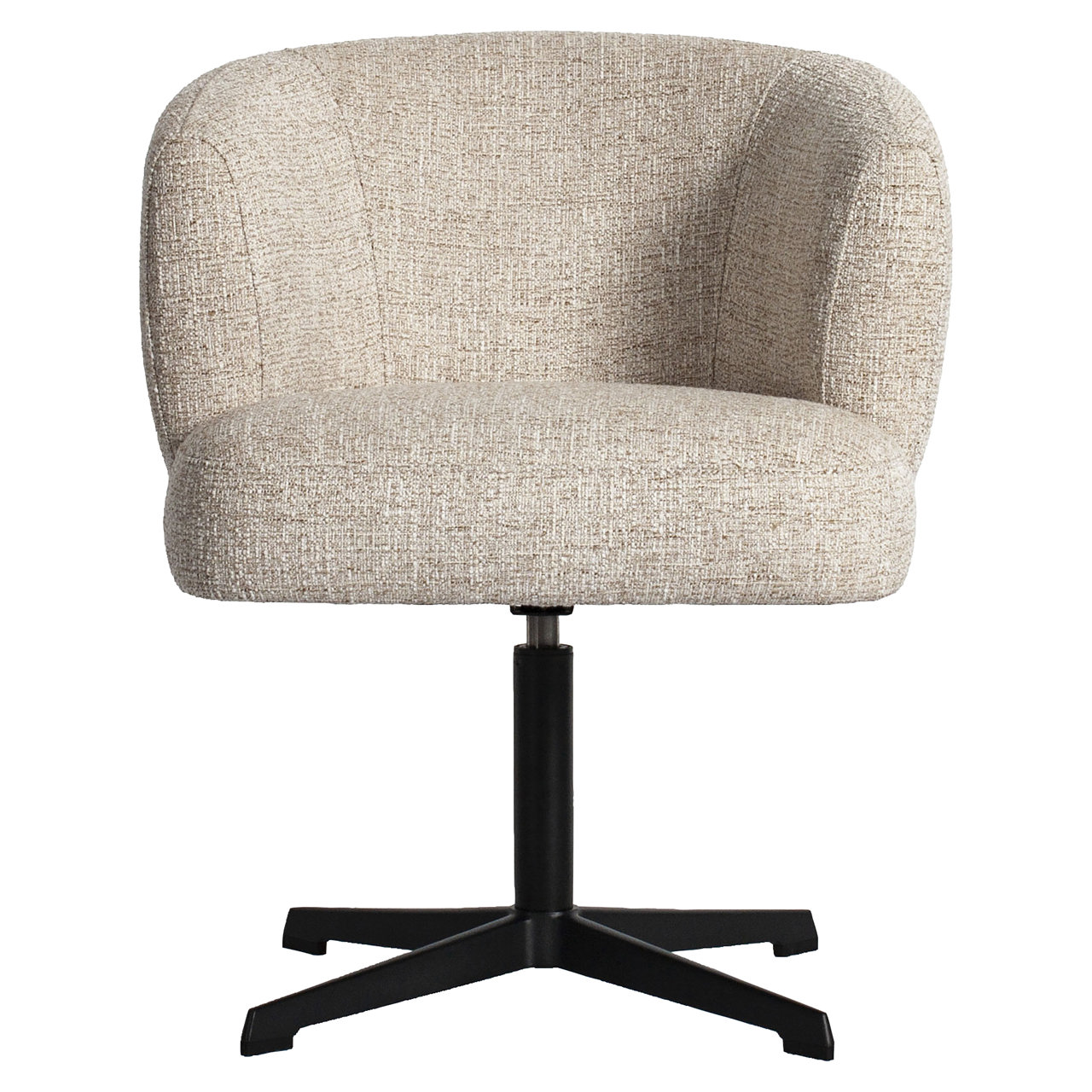 Esszimmerstuhl Dinan cream tweed feuerhemmend - drehbar - Richmond Interiors