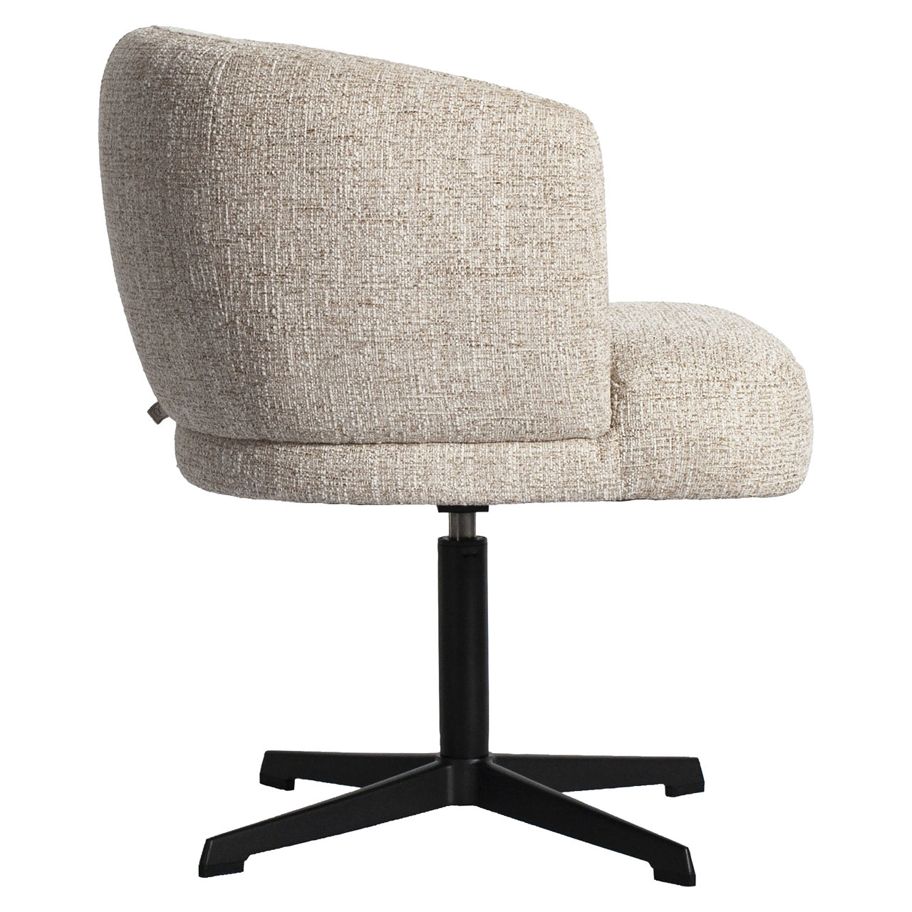 Esszimmerstuhl Dinan cream tweed feuerhemmend - drehbar - Richmond Interiors