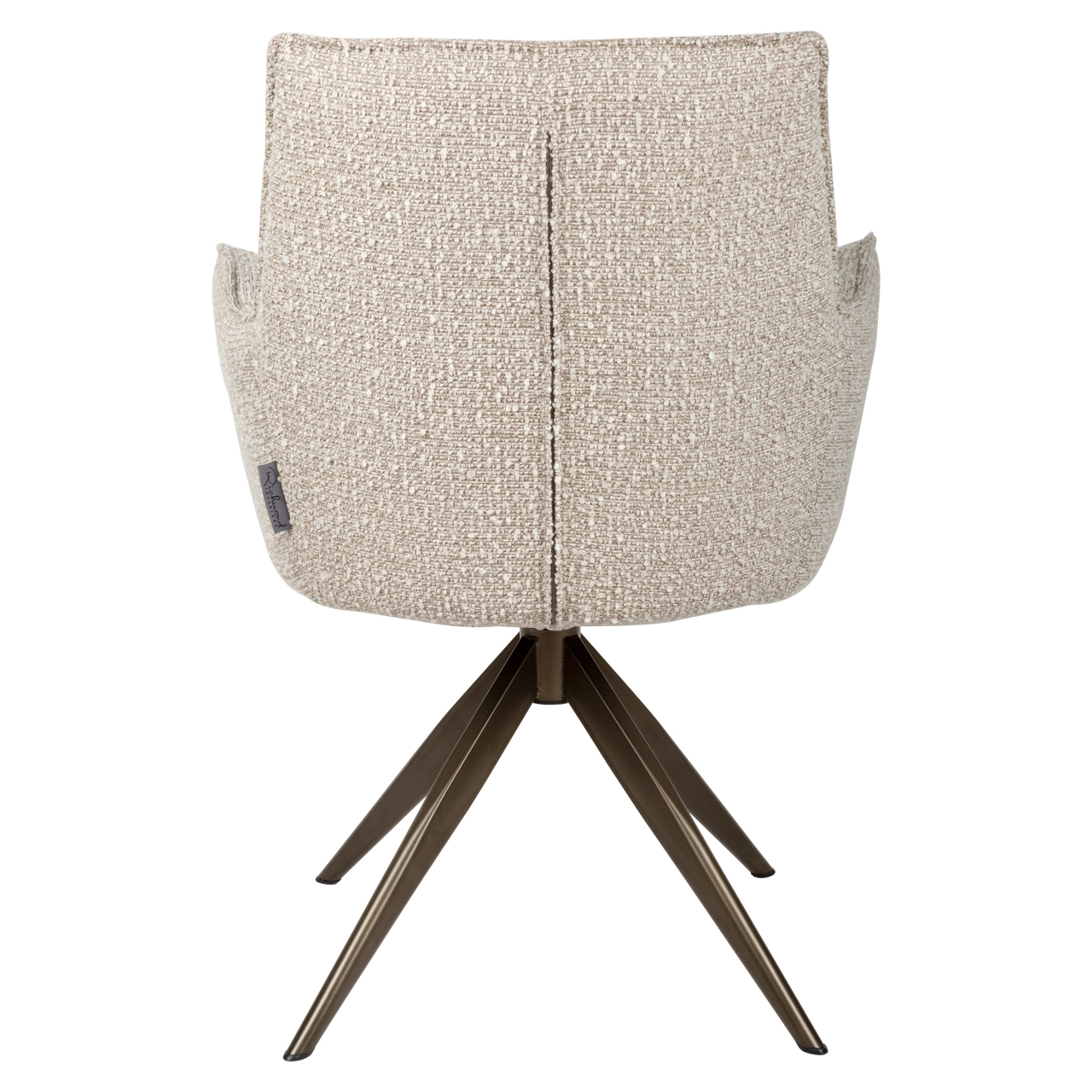 Esszimmerstuhl Dakota natural chunky drehbar with arm - Richmond Interiors