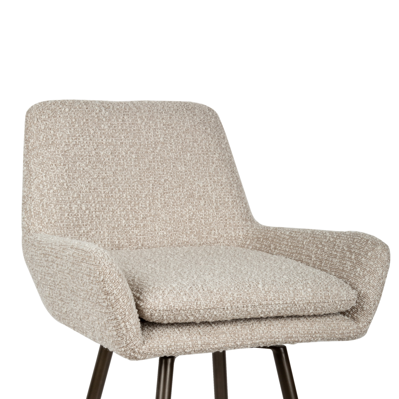 Thekenstuhl Linsey natural chunky drehbar (Set aus 2) - Richmond Interiors