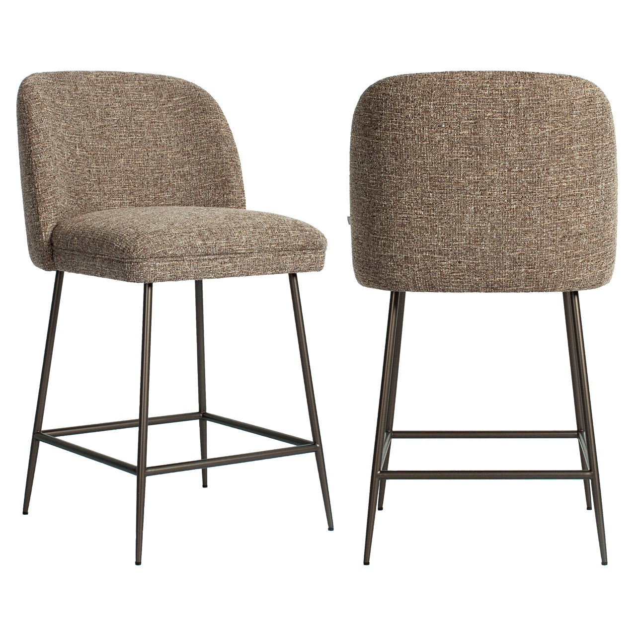 Thekenstuhl Pullitzer brown tweed - Richmond Interiors