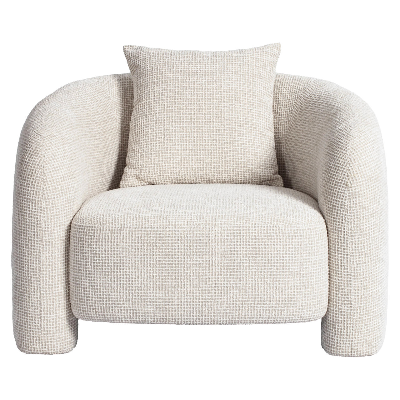 Lounge Stuhl Tuscany beige blockweave - Richmond Interiors