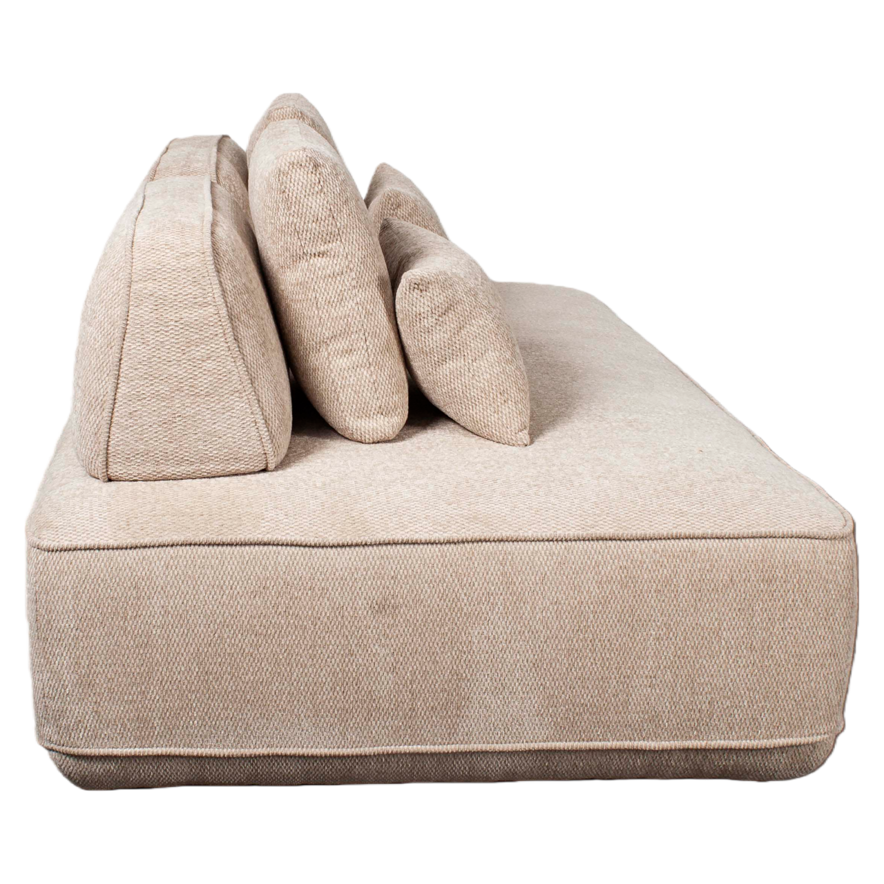 Sofa Tudor natural boldweave 2.5-seater movable backrest - Richmond Interiors