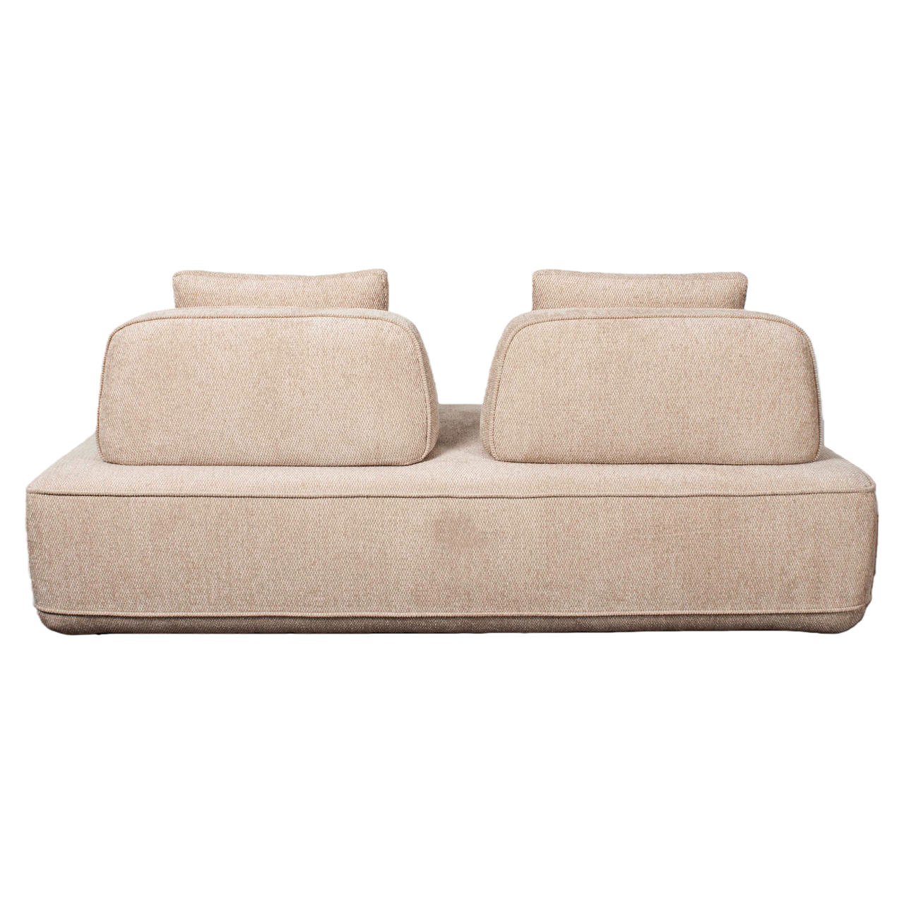 Sofa Tudor natural boldweave 2.5-seater movable backrest - Richmond Interiors