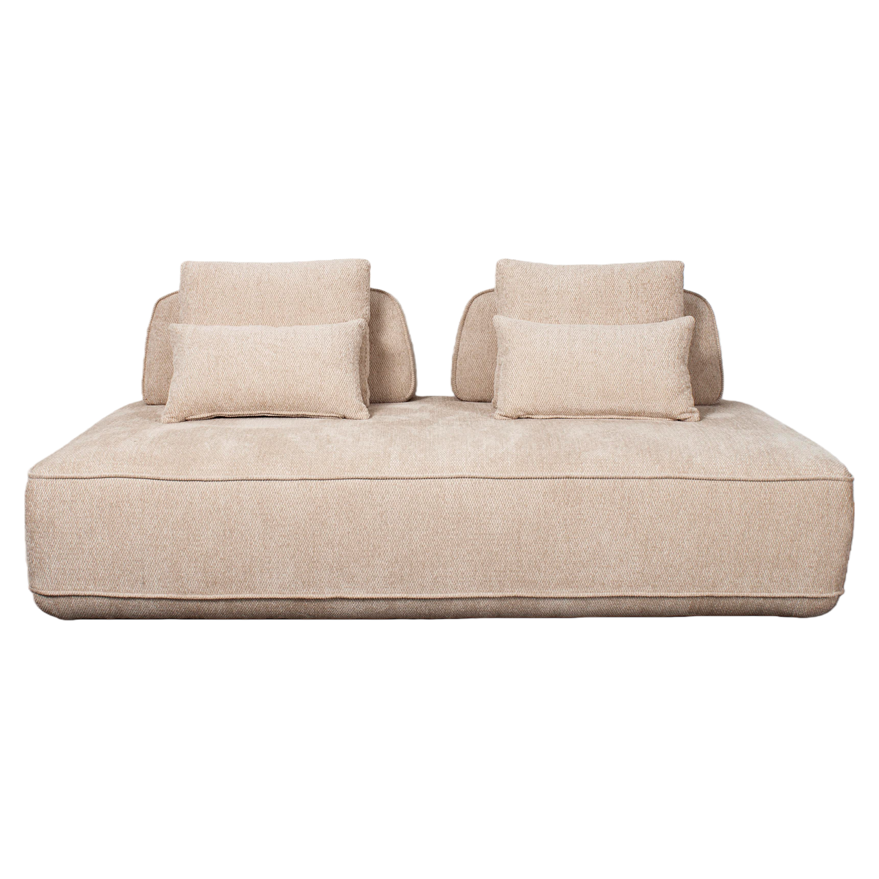 Sofa Tudor natural boldweave 2.5-seater movable backrest - Richmond Interiors