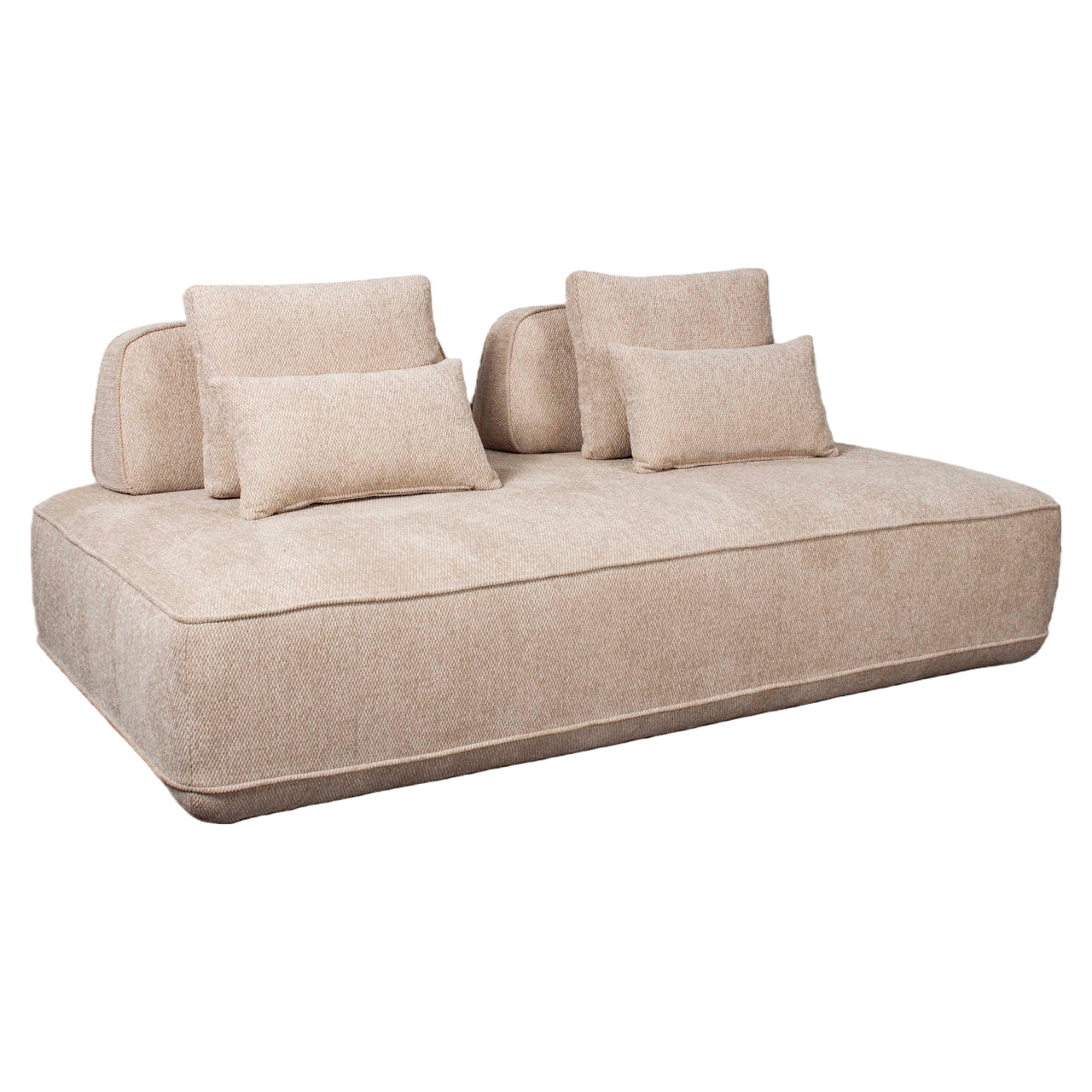 Sofa Tudor natural boldweave 2,5-seater movable backrest - Richmond Interiors