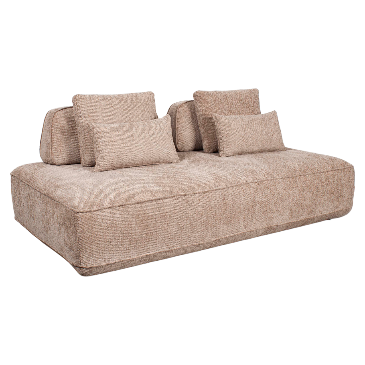 Sofa Tudor mocca boldweave 2,5-seater movable backrest - Richmond Interiors