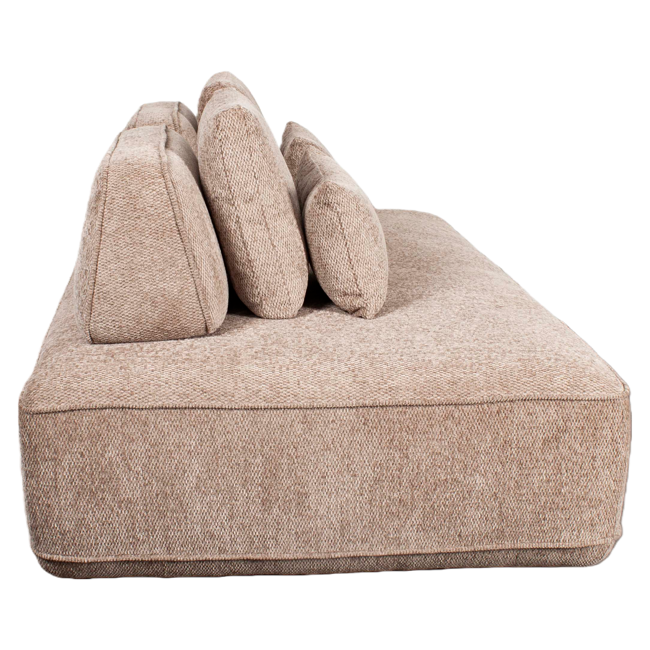Tudor sofa mocca boldweave 2.5-seater movable backrest - Richmond Interiors