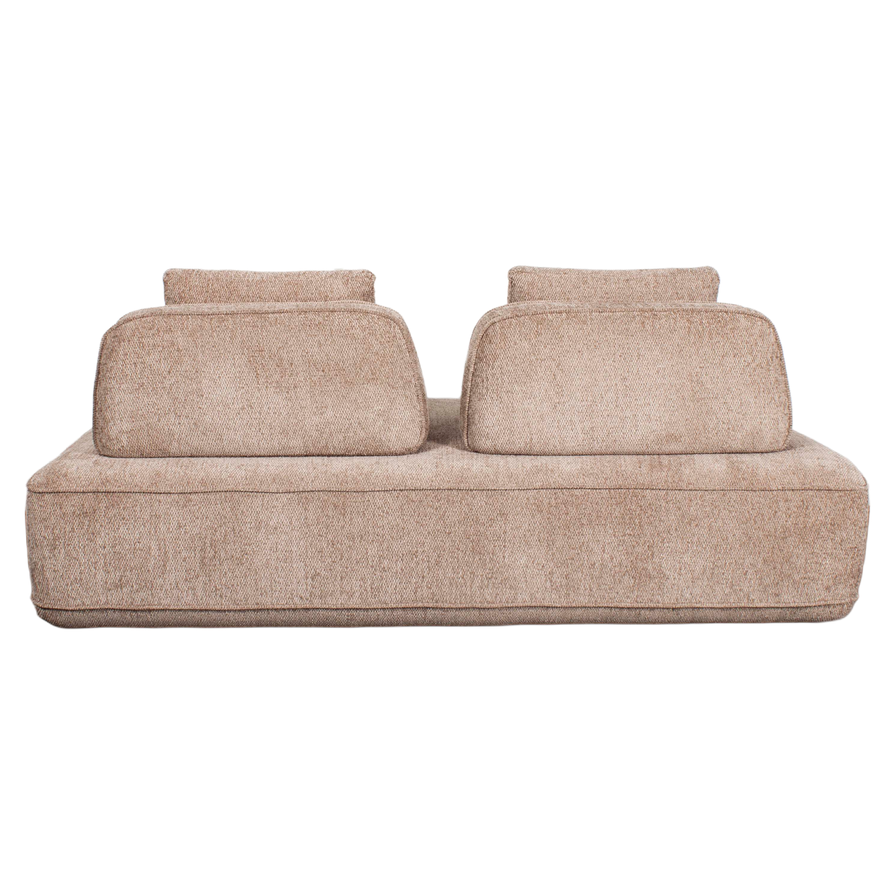 Tudor sofa mocca boldweave 2.5-seater movable backrest - Richmond Interiors