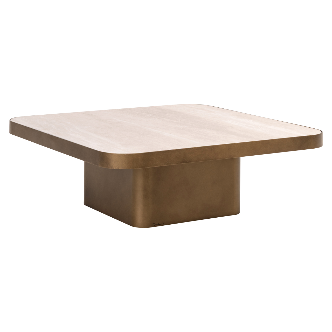 Couchtisch Claridge beige 90x90 (cumulus) - Richmond Interiors