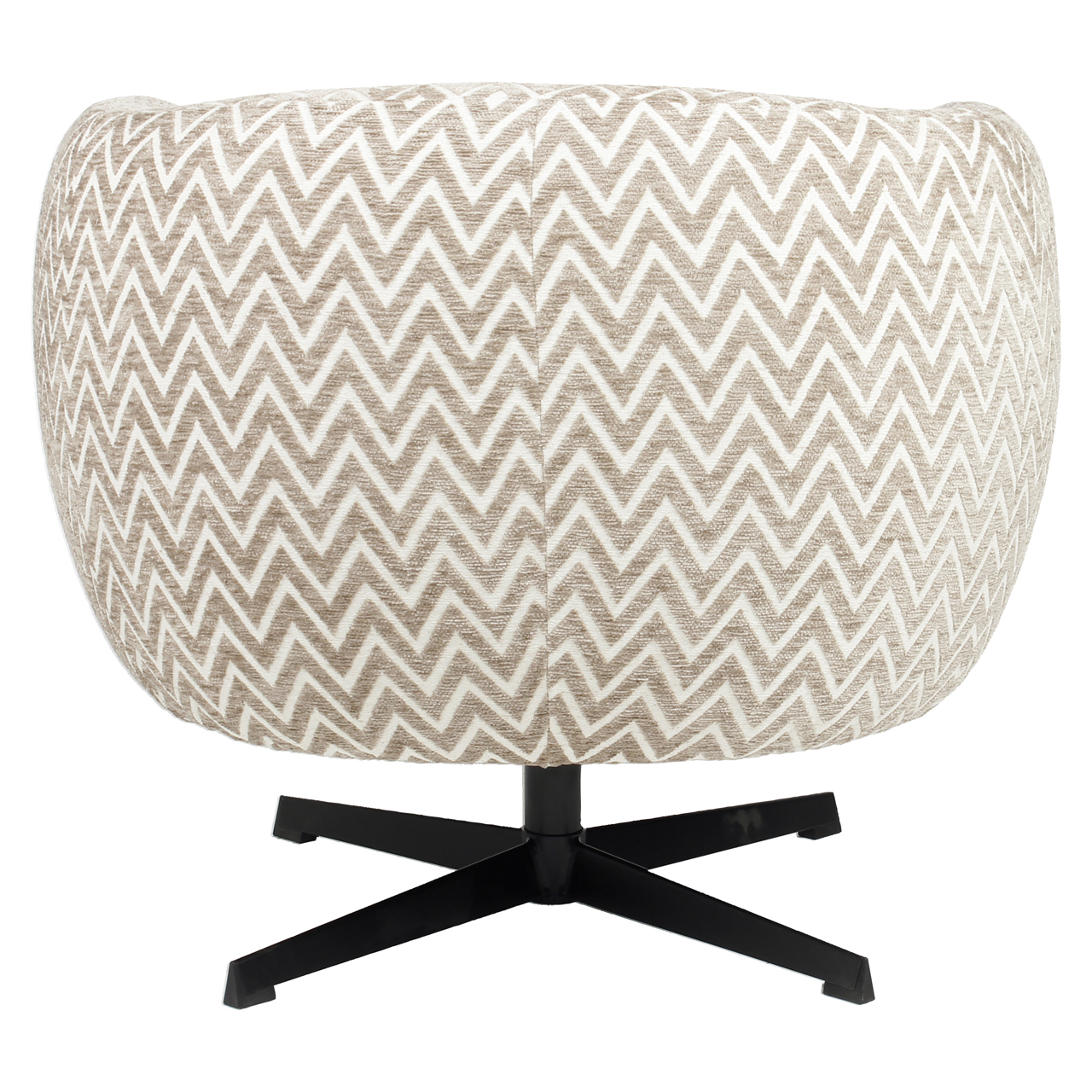 Lounge Stuhl Estelle sand chevron drehbar - Richmond Interiors
