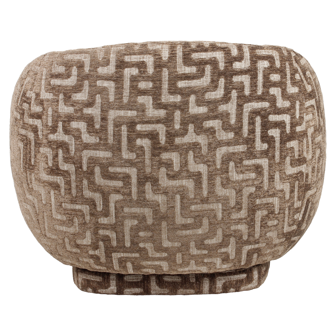 Sillón lounge Negreslo brown labyrinth giratorio - Richmond Interiors