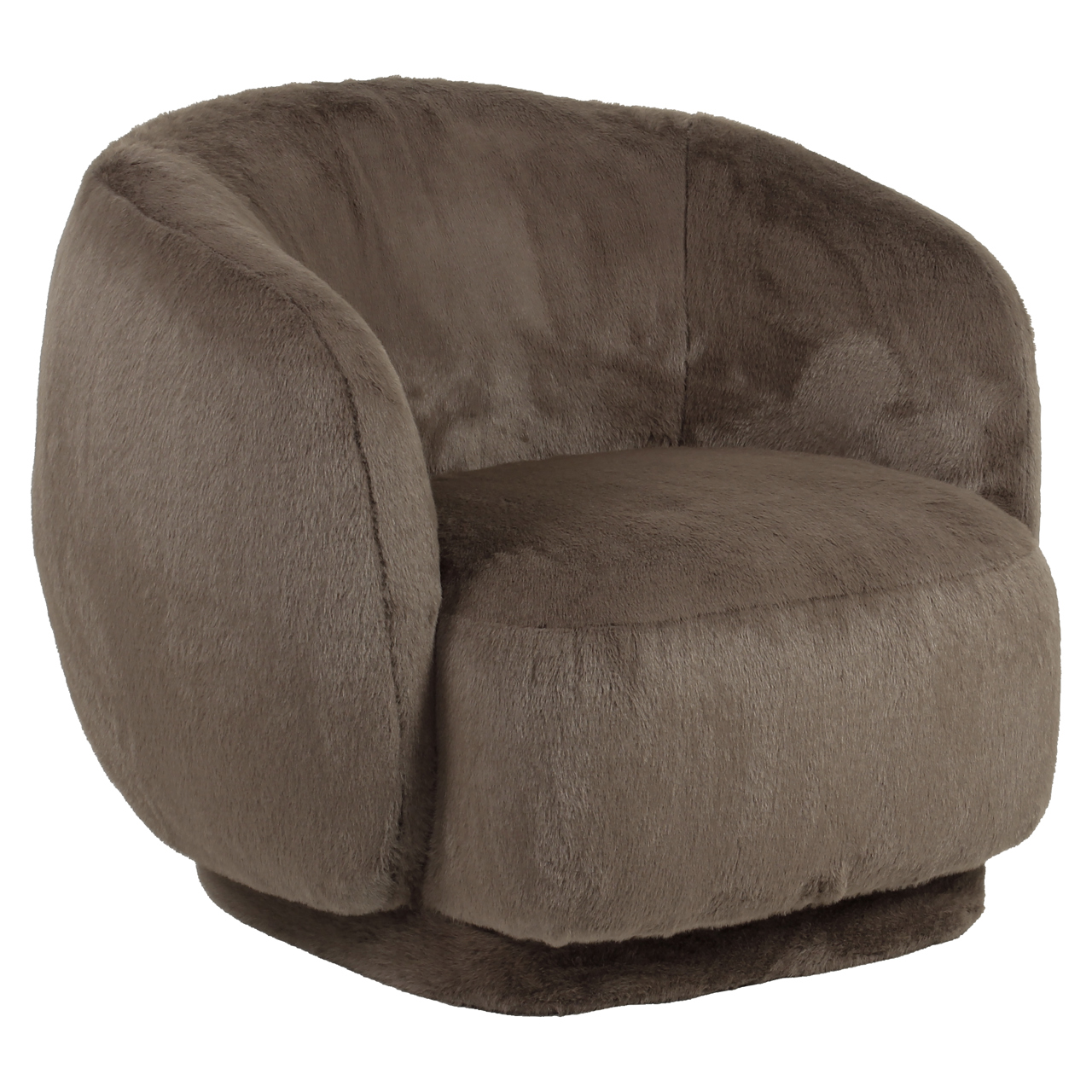 Lounge Stuhl Negreslo brown fluffy drehbar - Richmond Interiors