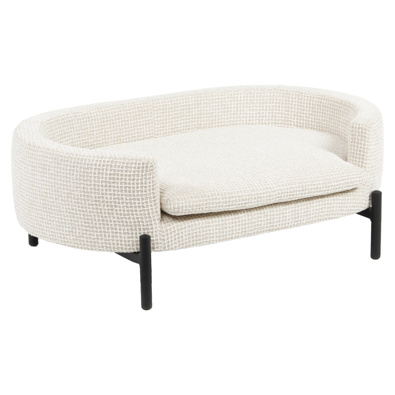 Dog Bed Dolly beige blockweave - Richmond Interiors
