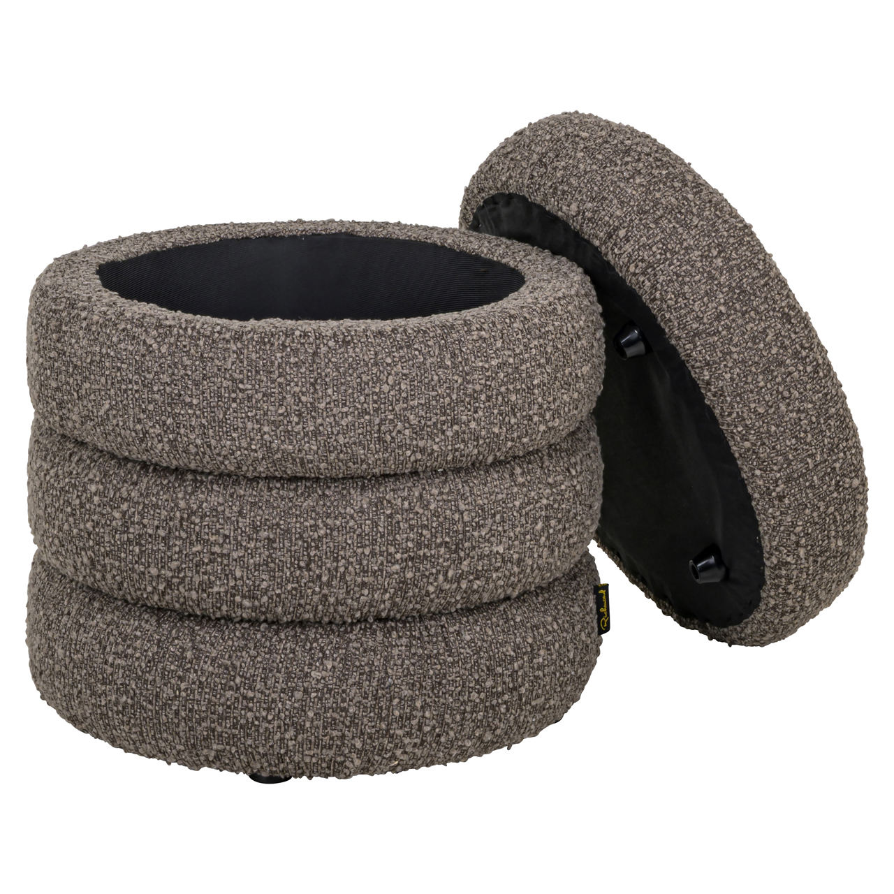 Hocker & Fußbank Adele brown chunky - Richmond Interiors