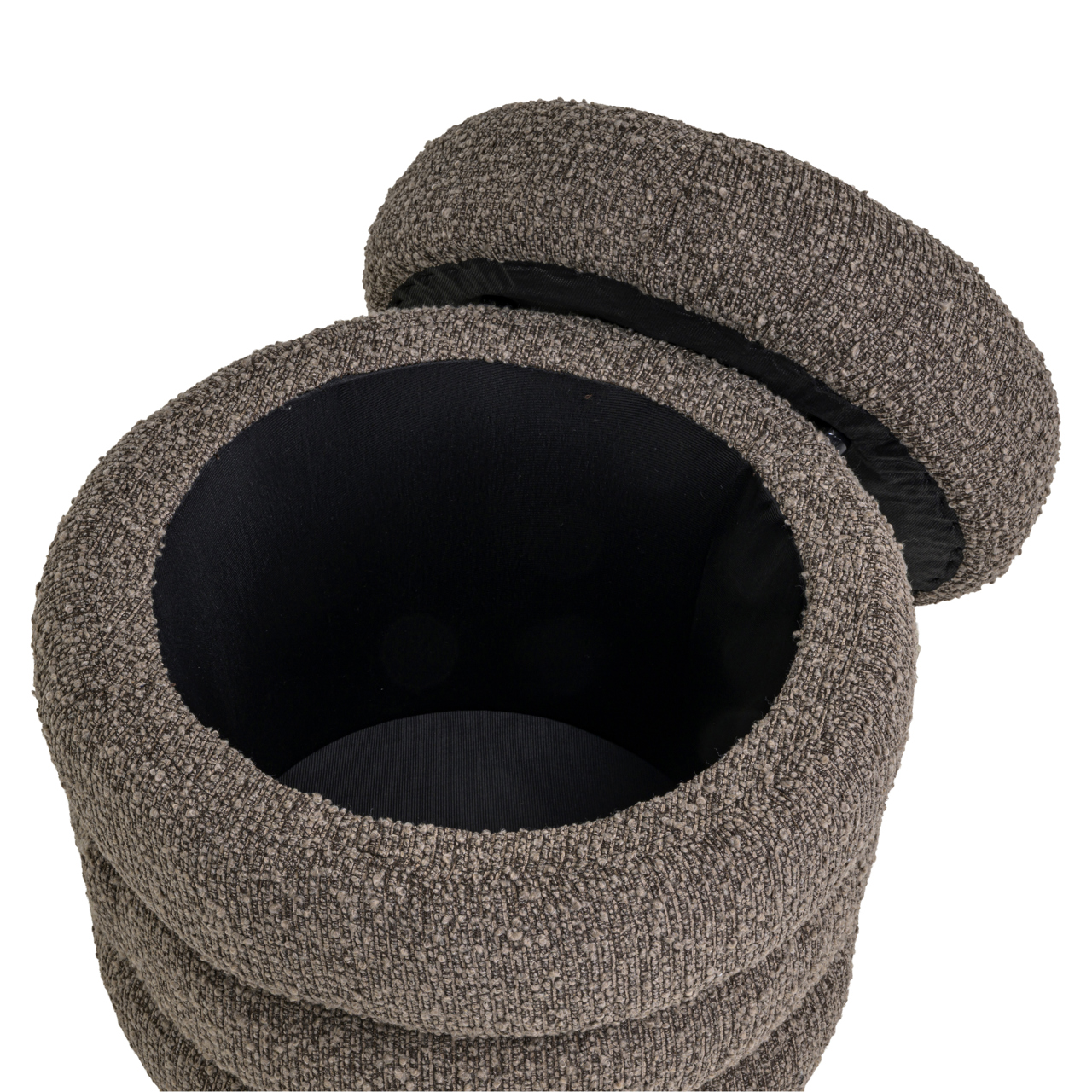 Pouffe & Footstool Adele brown chunky - Richmond Interiors