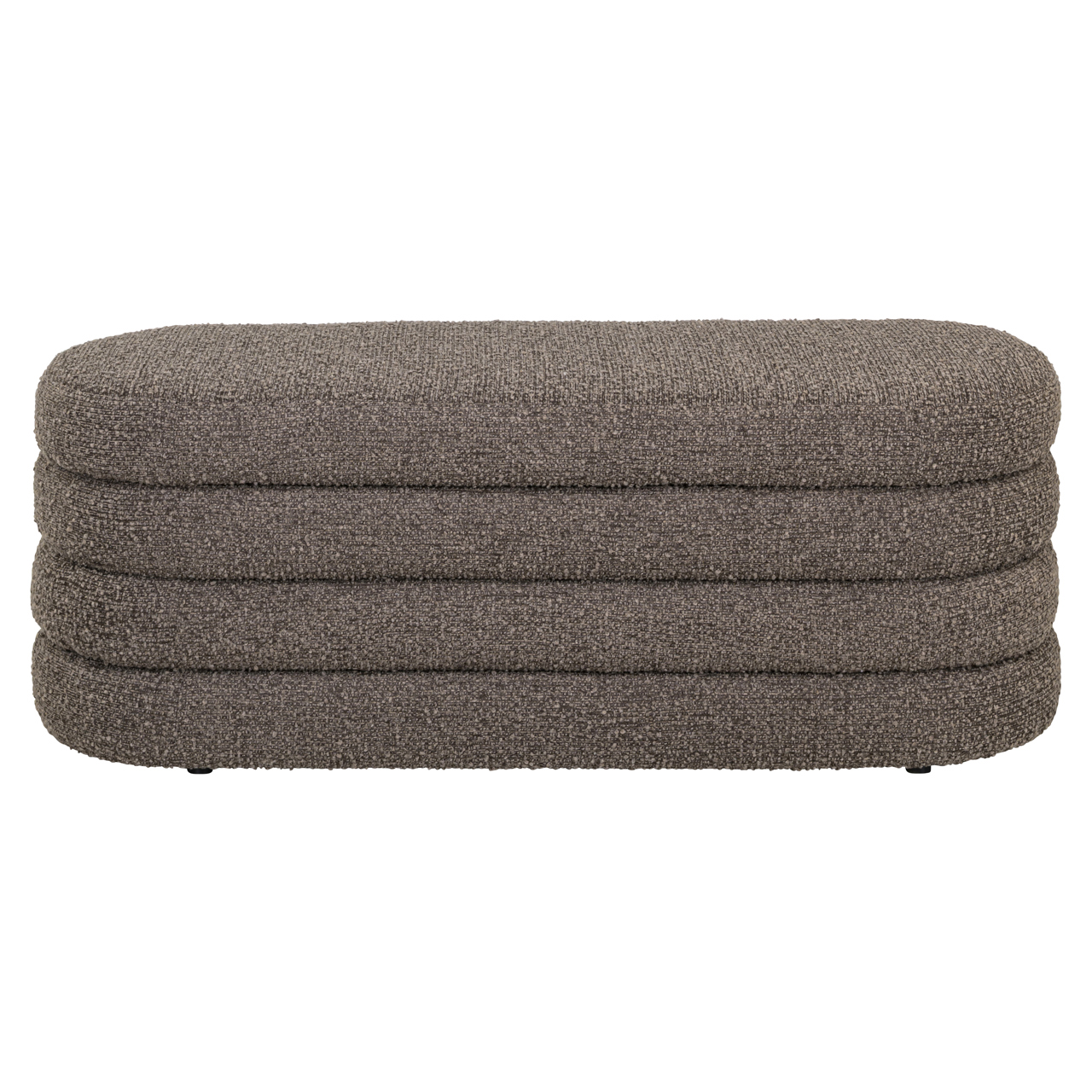 Pouffe & Footstool Camille brown chunky - Richmond Interiors