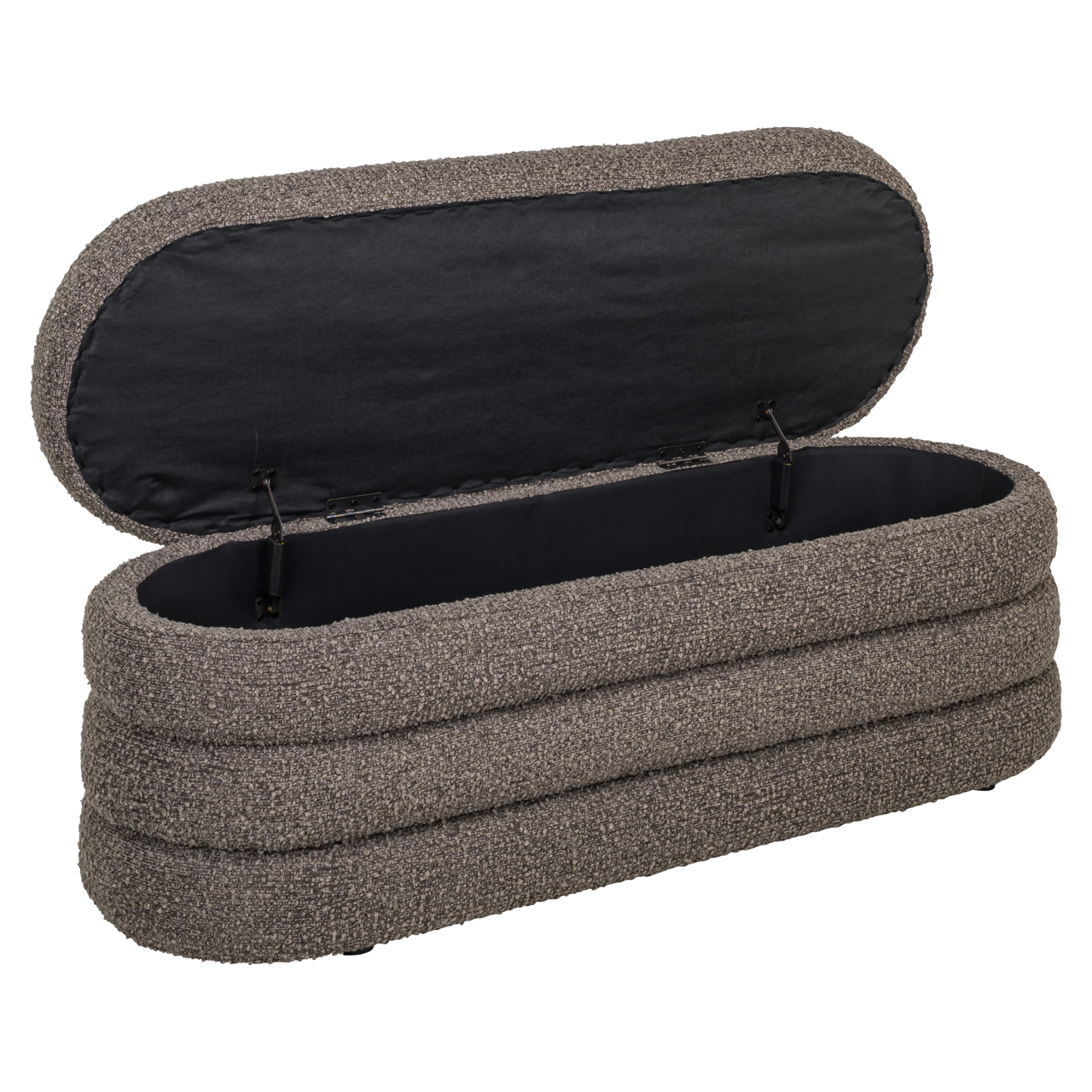 Pouffe & Footstool Camille brown chunky - Richmond Interiors