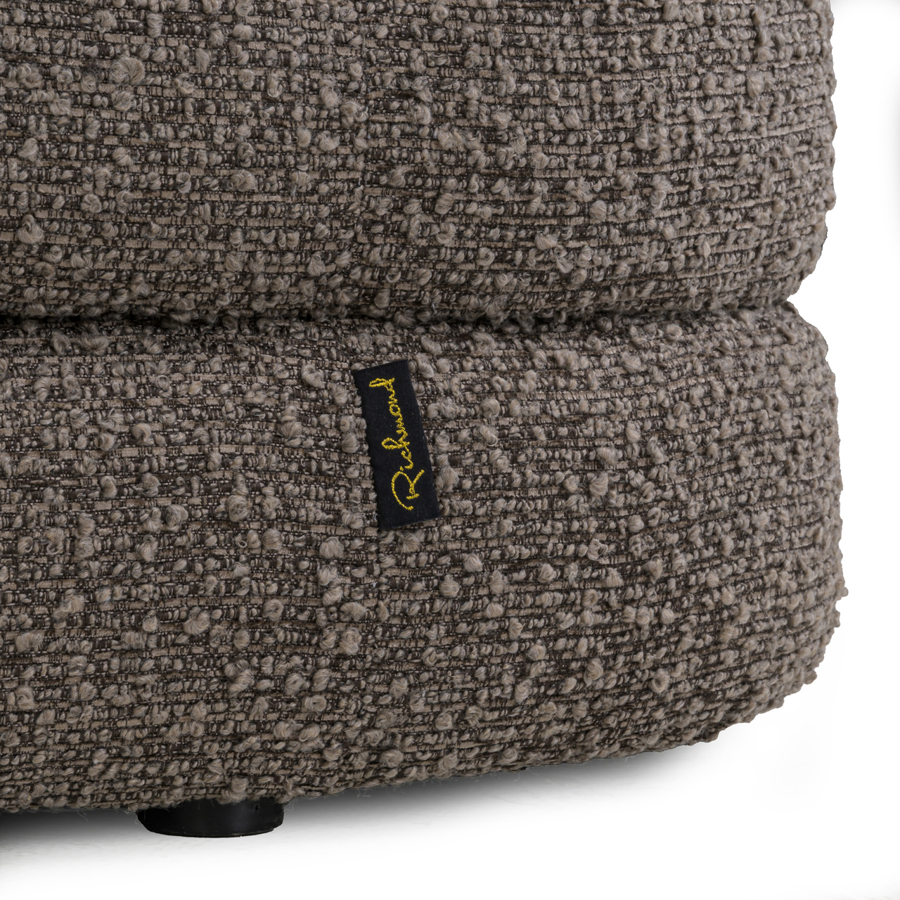 Pouffe & Footstool Camille brown chunky - Richmond Interiors