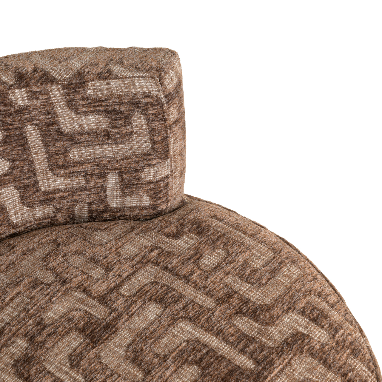 Lounge Stuhl Franny brown labyrinth - Richmond Interiors