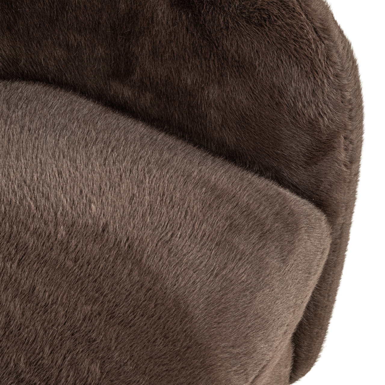 Lounge Stuhl Colmar chocolat fluffy drehbar - Richmond Interiors