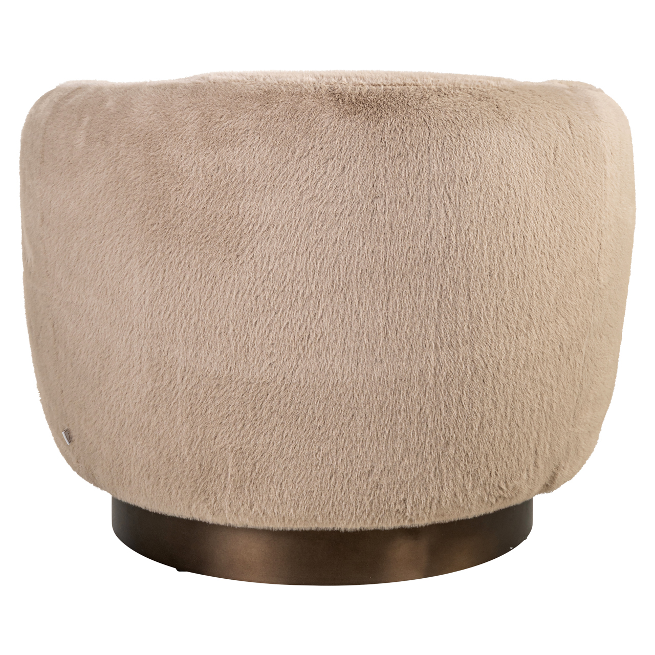 Lounge Stuhl Colmar khaki fluffy drehbar - Richmond Interiors
