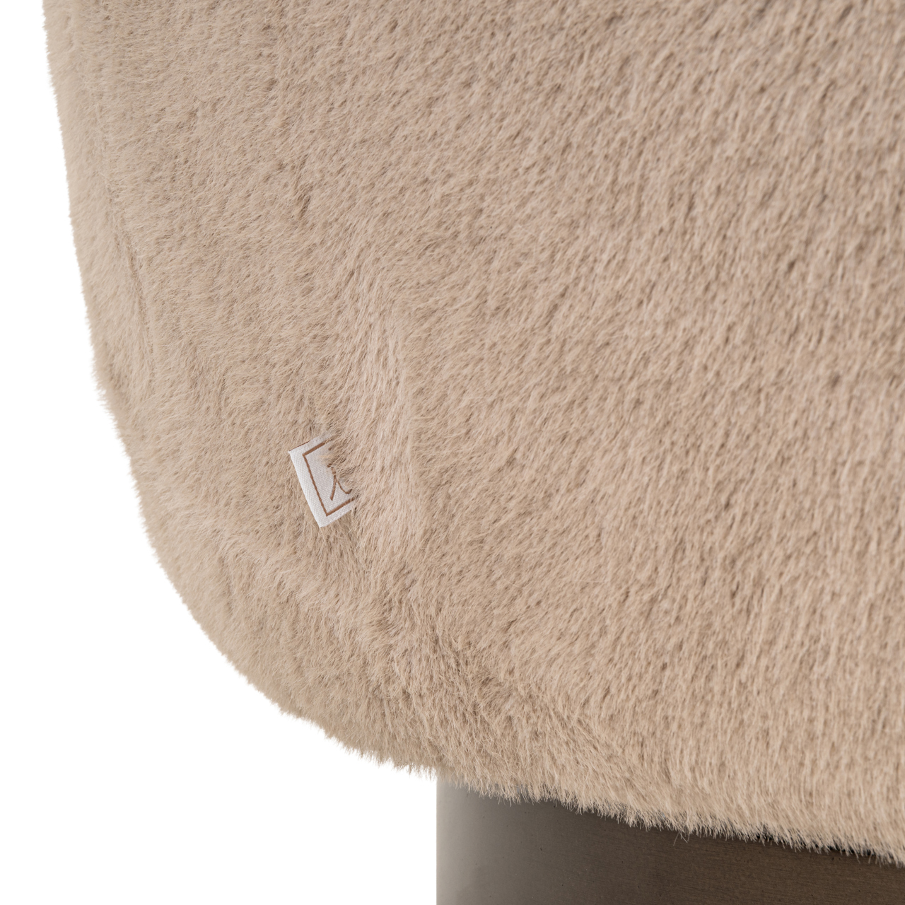 Lounge Stuhl Colmar khaki fluffy drehbar - Richmond Interiors