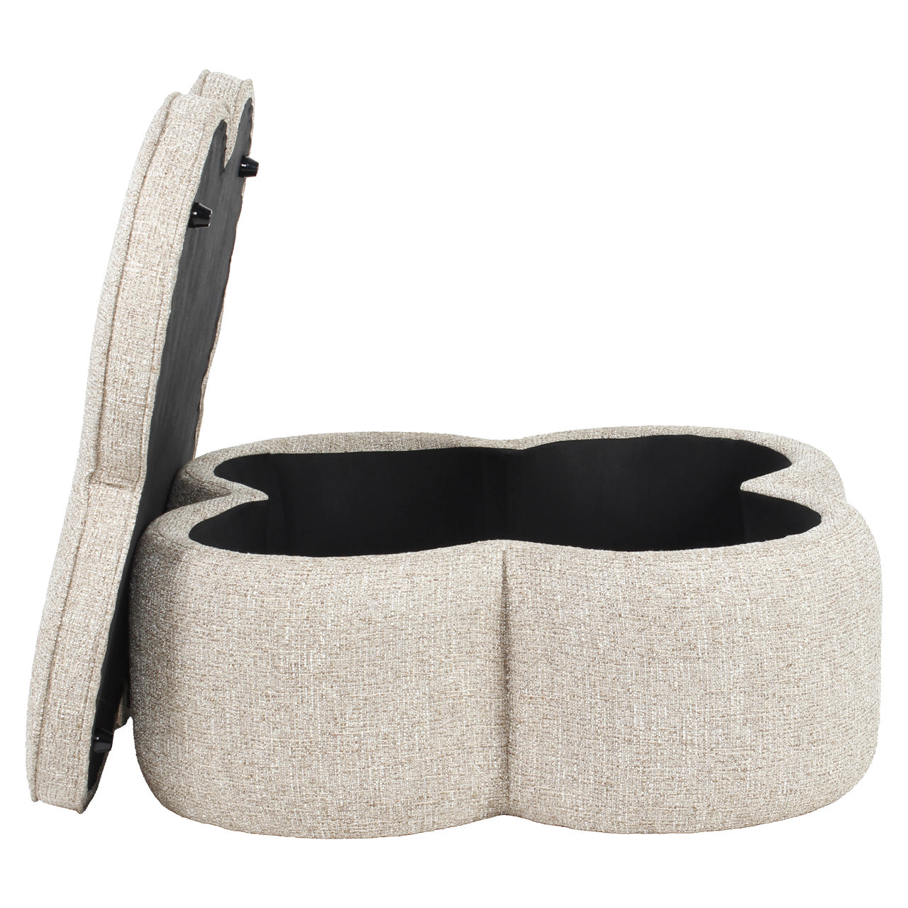 Hocker & Fußbank Corbeau sand tweed - Richmond Interiors