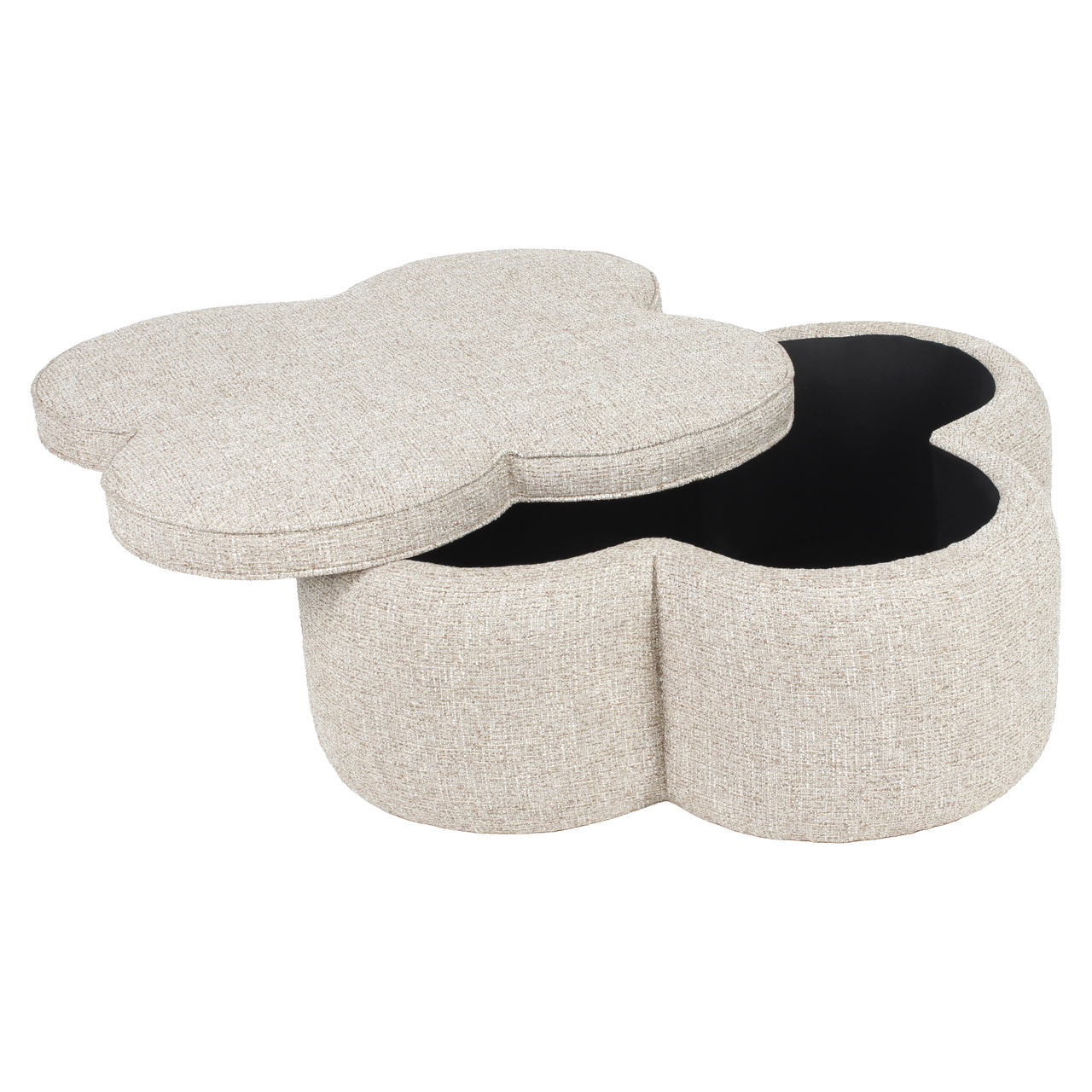 Hocker & Fußbank Corbeau sand tweed - Richmond Interiors