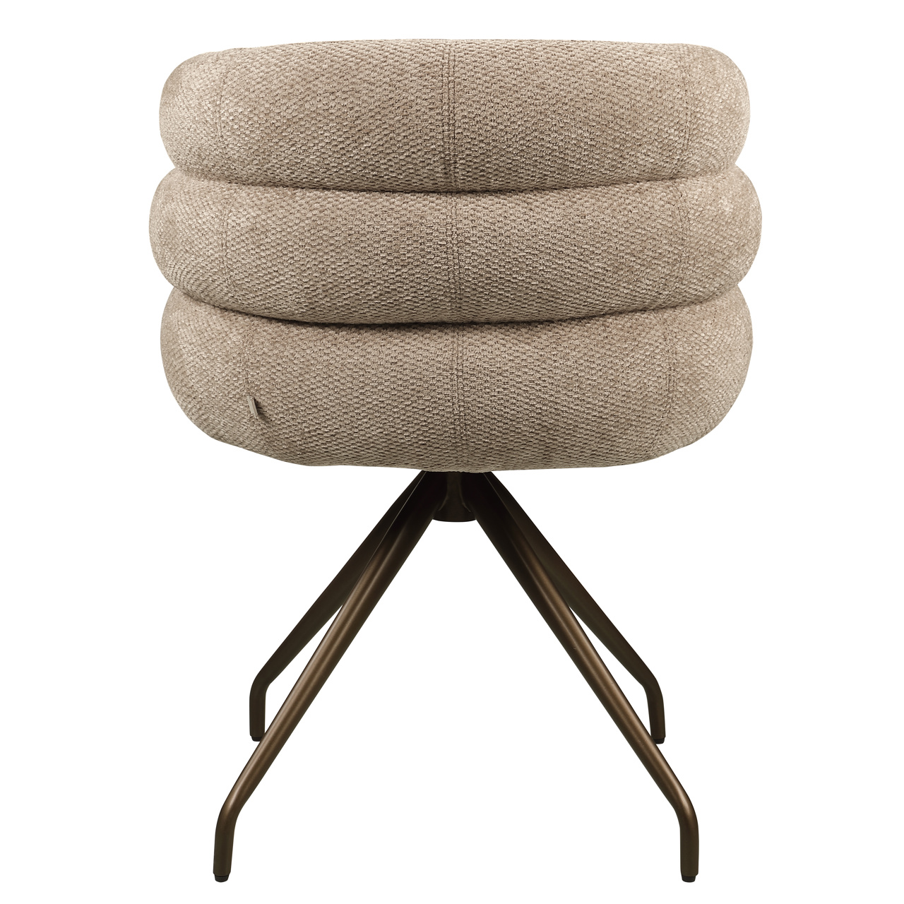 Esszimmerstuhl Kayla mocca boldweave drehbar - Richmond Interiors