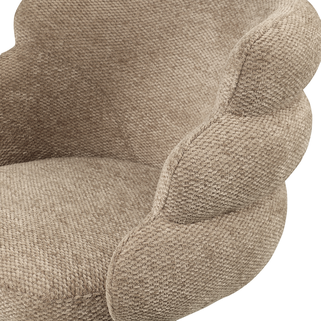 Esszimmerstuhl Kayla mocca boldweave drehbar - Richmond Interiors