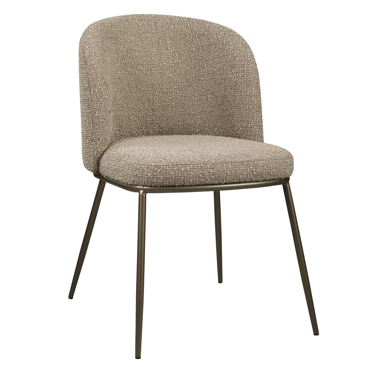 Esszimmerstuhl Elvi mocca chunky feuerhemmend (Set aus 2) - Richmond Interiors
