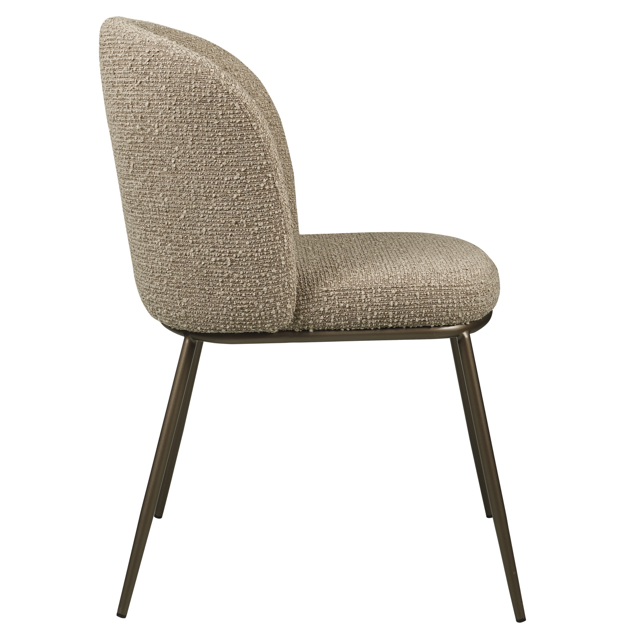 Esszimmerstuhl Elvi mocca chunky feuerhemmend (Set aus 2) - Richmond Interiors