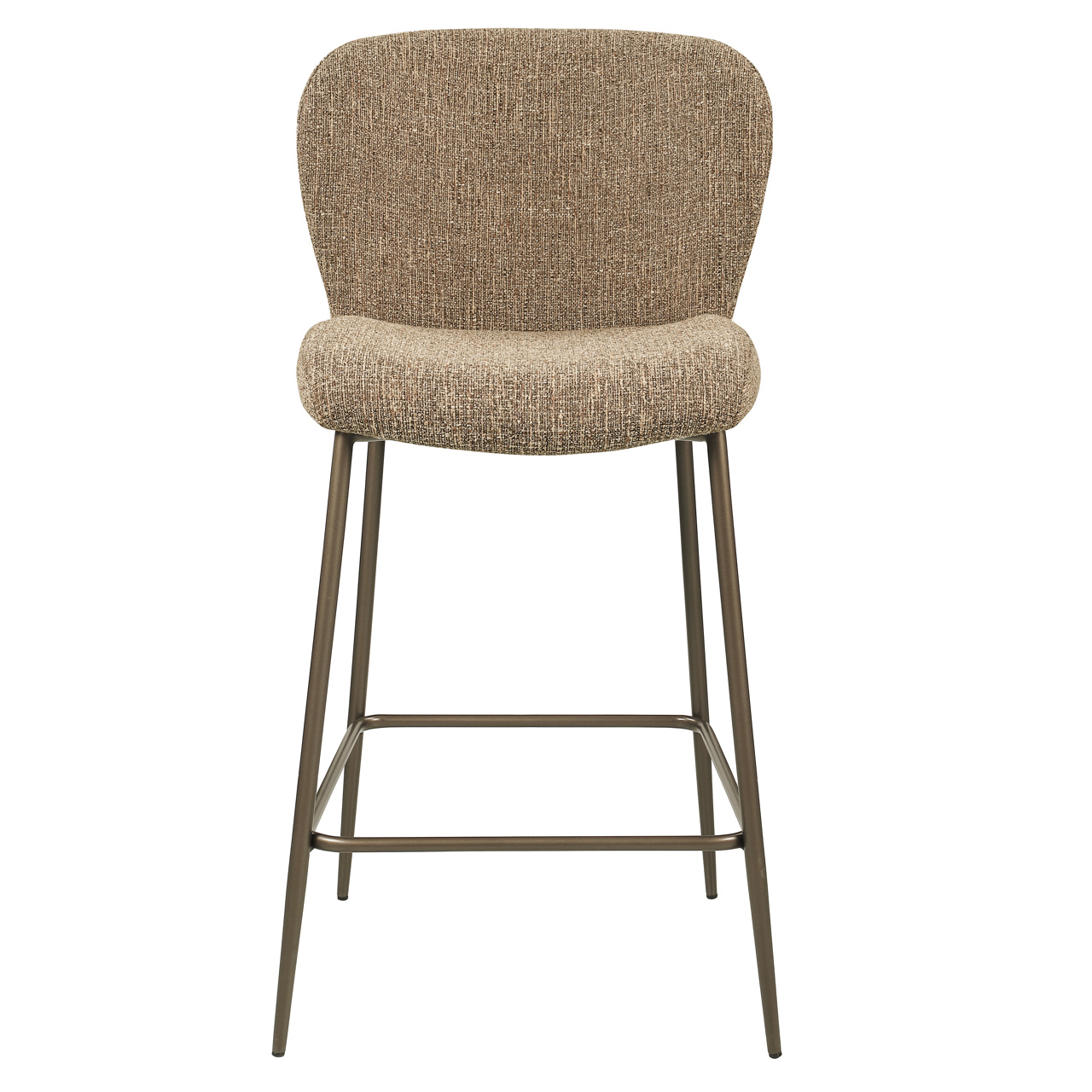 Thekenstuhl Odarby brown tweed feuerhemmend - Richmond Interiors