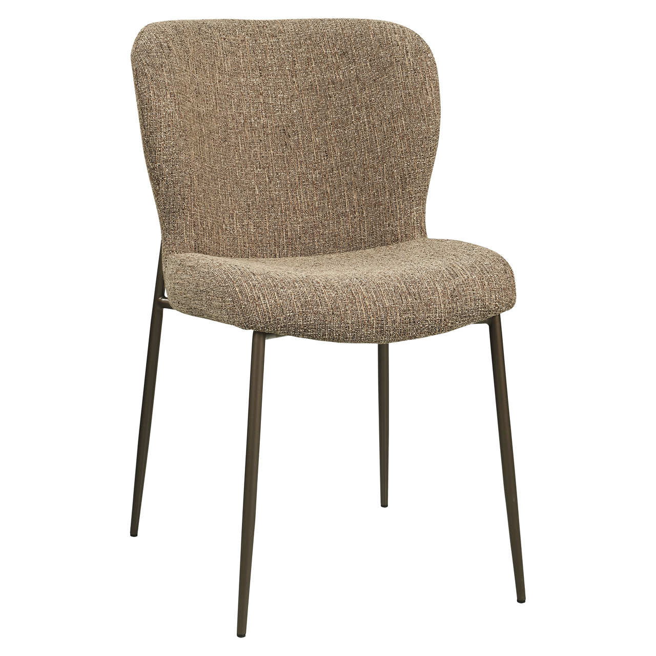Esszimmerstuhl Odarby brown tweed feuerhemmend (Set aus 2) - Richmond Interiors