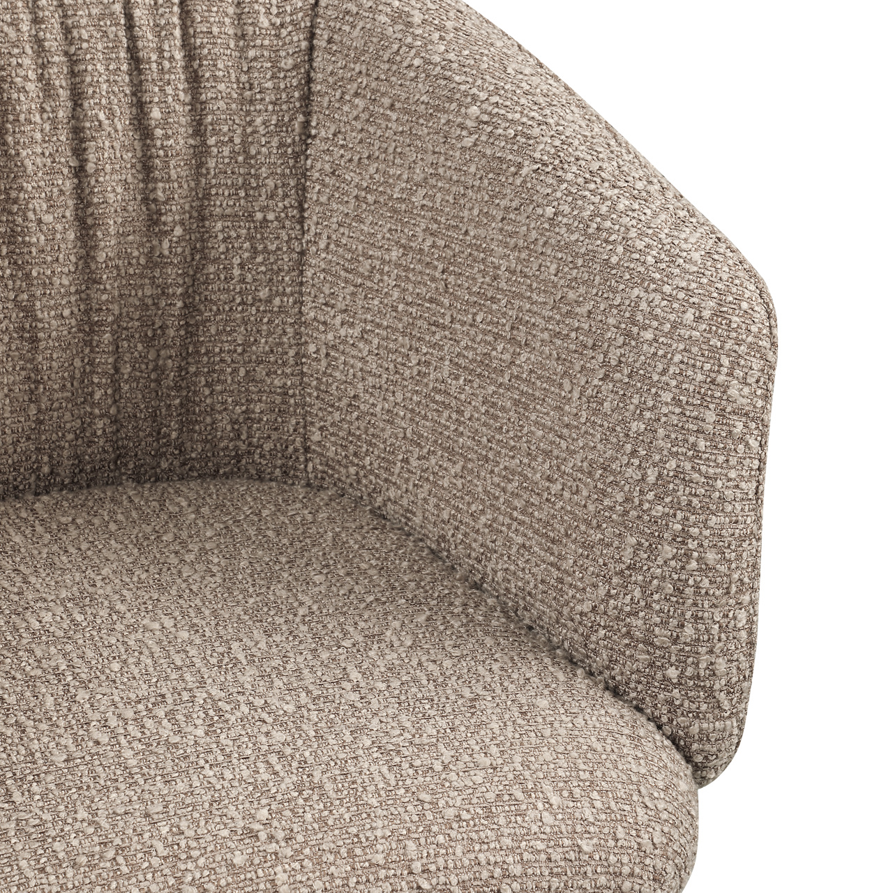 Esszimmerstuhl Madeline mocca chunky drehbar - Richmond Interiors
