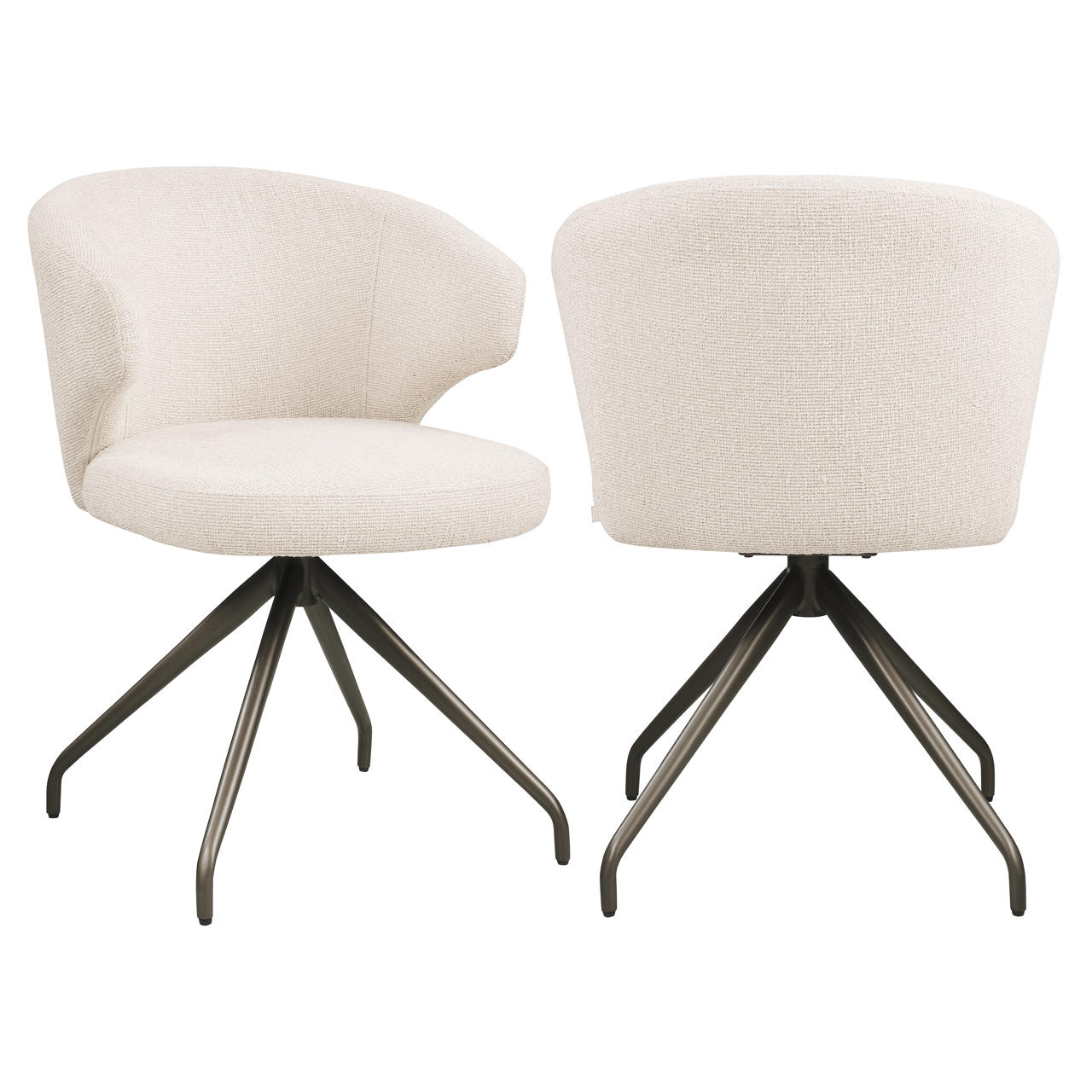 Esszimmerstuhl Milly biscotti drehbar - Richmond Interiors