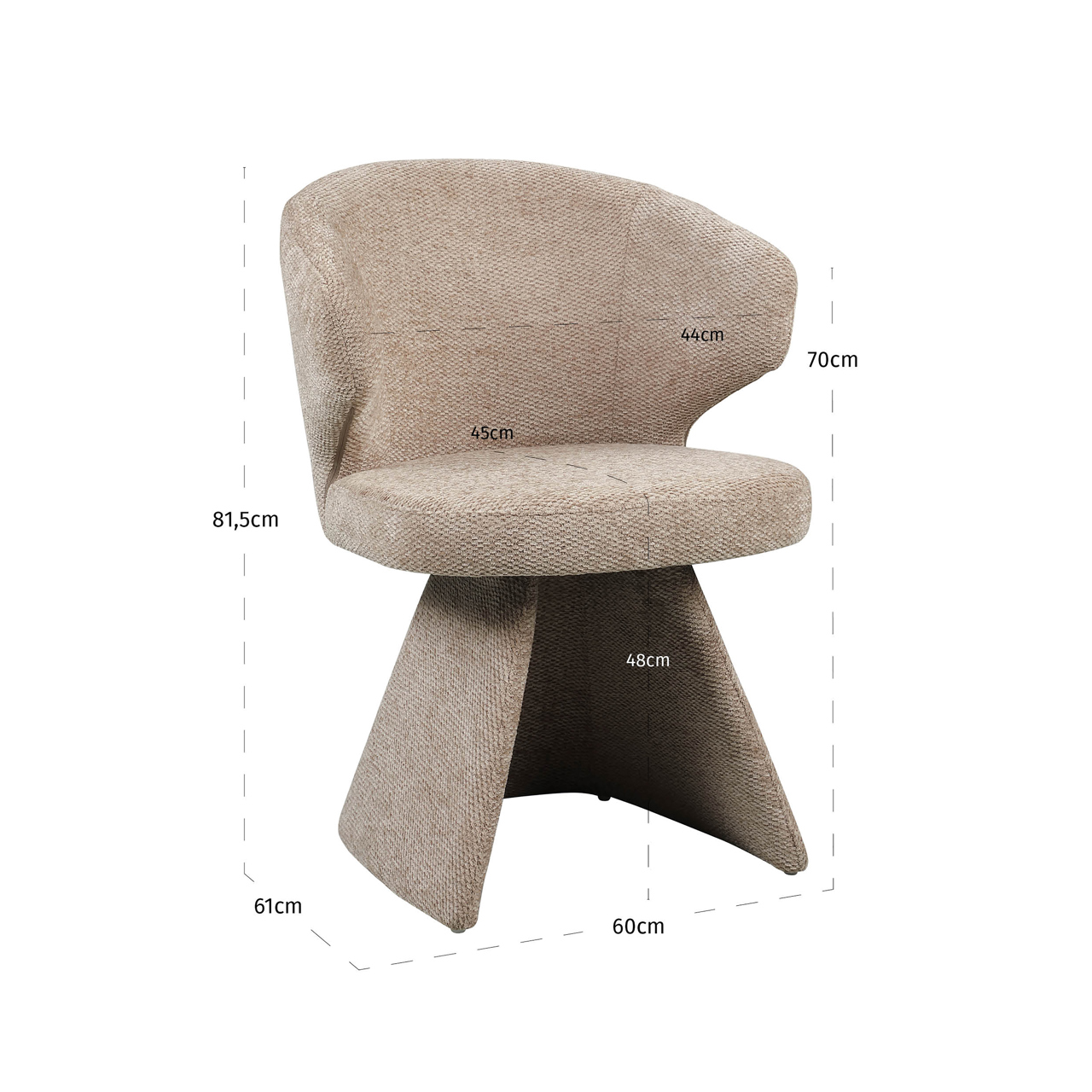 Esszimmerstuhl Zenith mocca boldweave - Richmond Interiors
